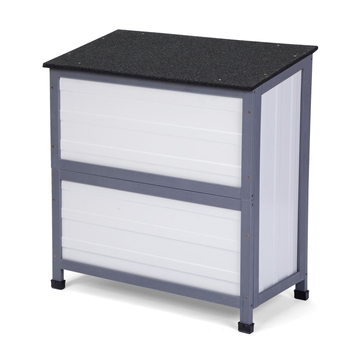 Steel Storage Cabinet, 31.5"L x 17.3"W x 33.7"H, Grey