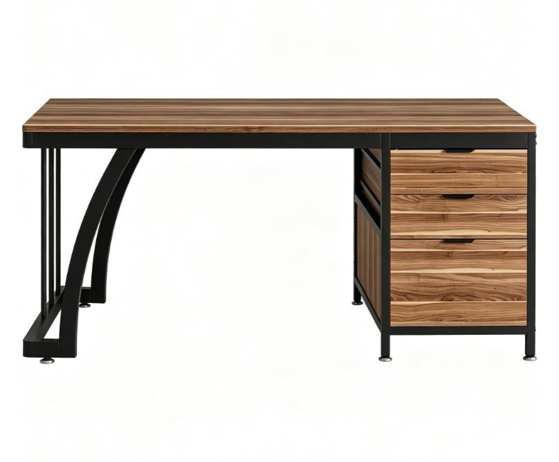 59" 3-Drawer Makeup Vanity Desk with Reversible Drawers Dressing Table for Bedroom Furniture And Home Decor