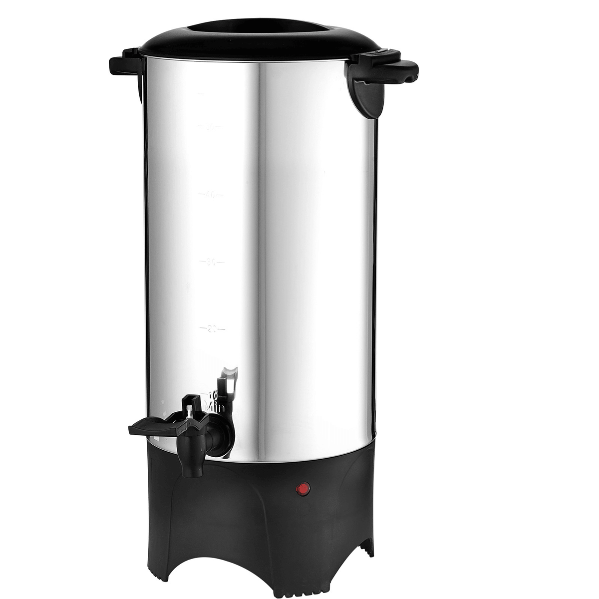 Commercial Coffee Urn (50-cup capacity), Stainless Steel Coffee Dispenser – Fast-Brew Function; drip coffee maker; stainless steel drip coffee maker; suitable for restaurants, offices, coffee shops