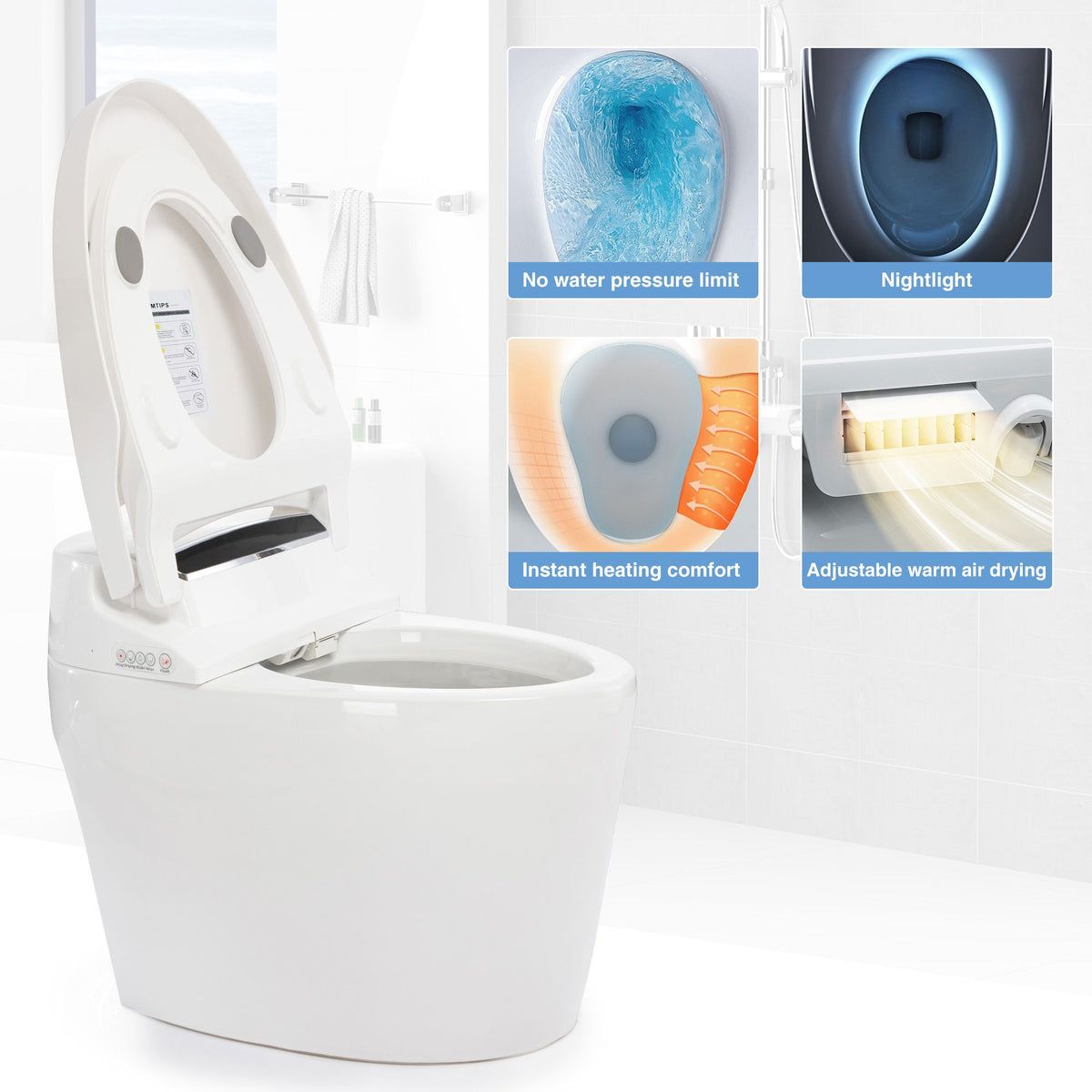 INTELLIGENT TOILET(White)
