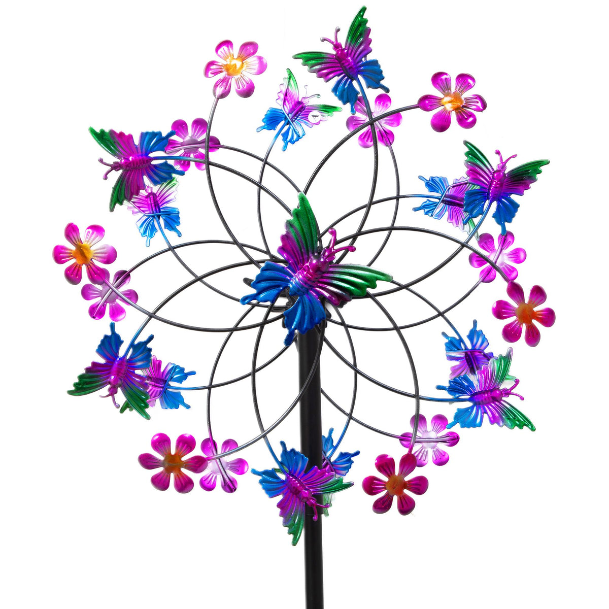 Attractive Windmill for Garden, Backyard and Patio - Gradient Purple