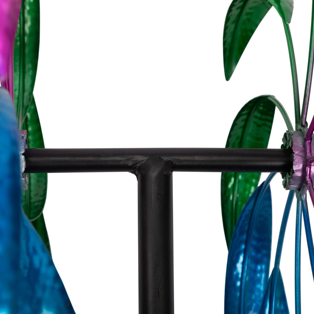 Attractive Windmill for Garden, Backyard and Patio - Gradient Purple