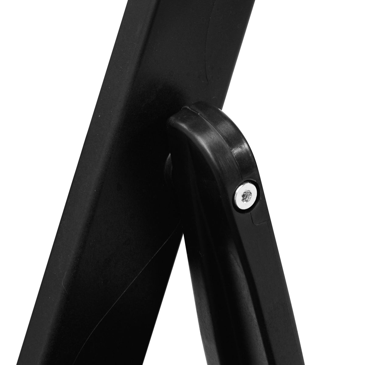 Steel Tube Folding Chair, Black (4pcs)