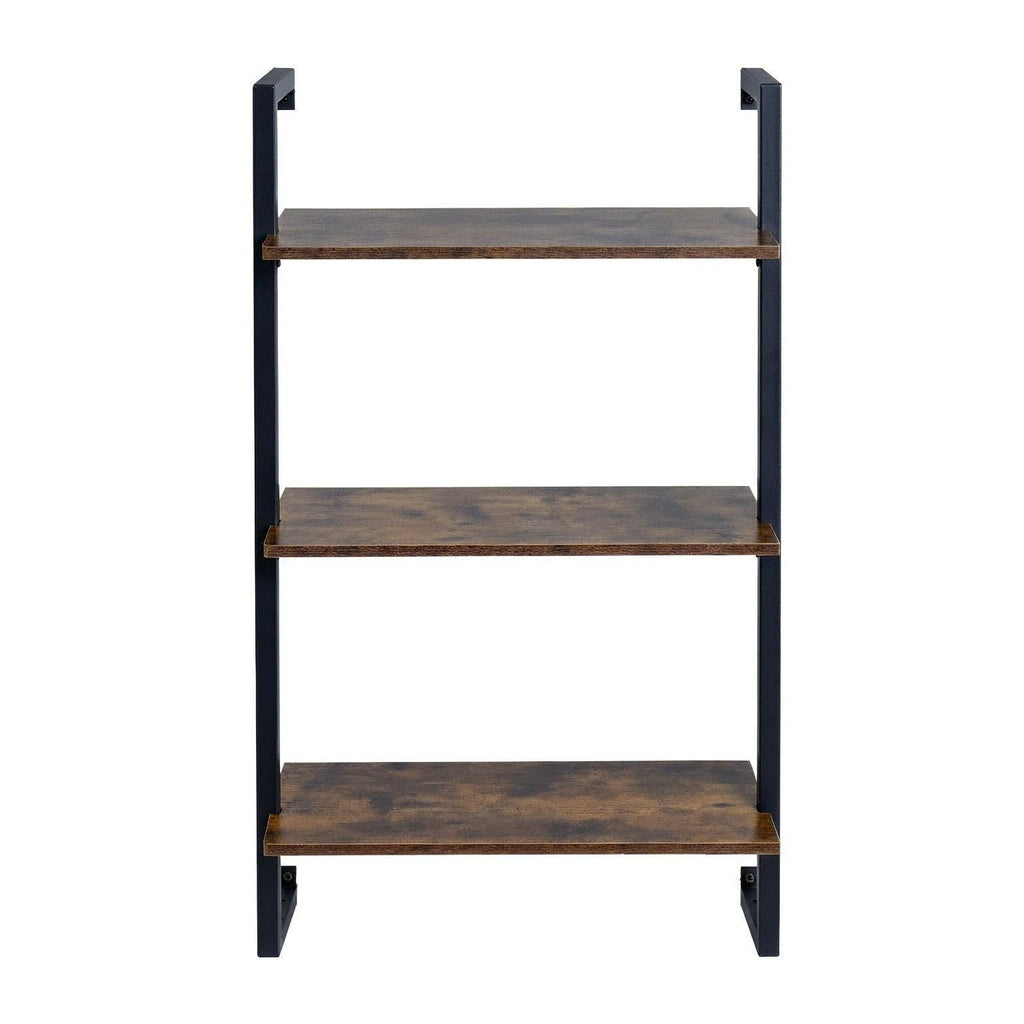 Modern 3-Tier Floating Shelf for Kitchen Living Room Home Office Bathroom - Wall Mounted Storage Organizer Rack