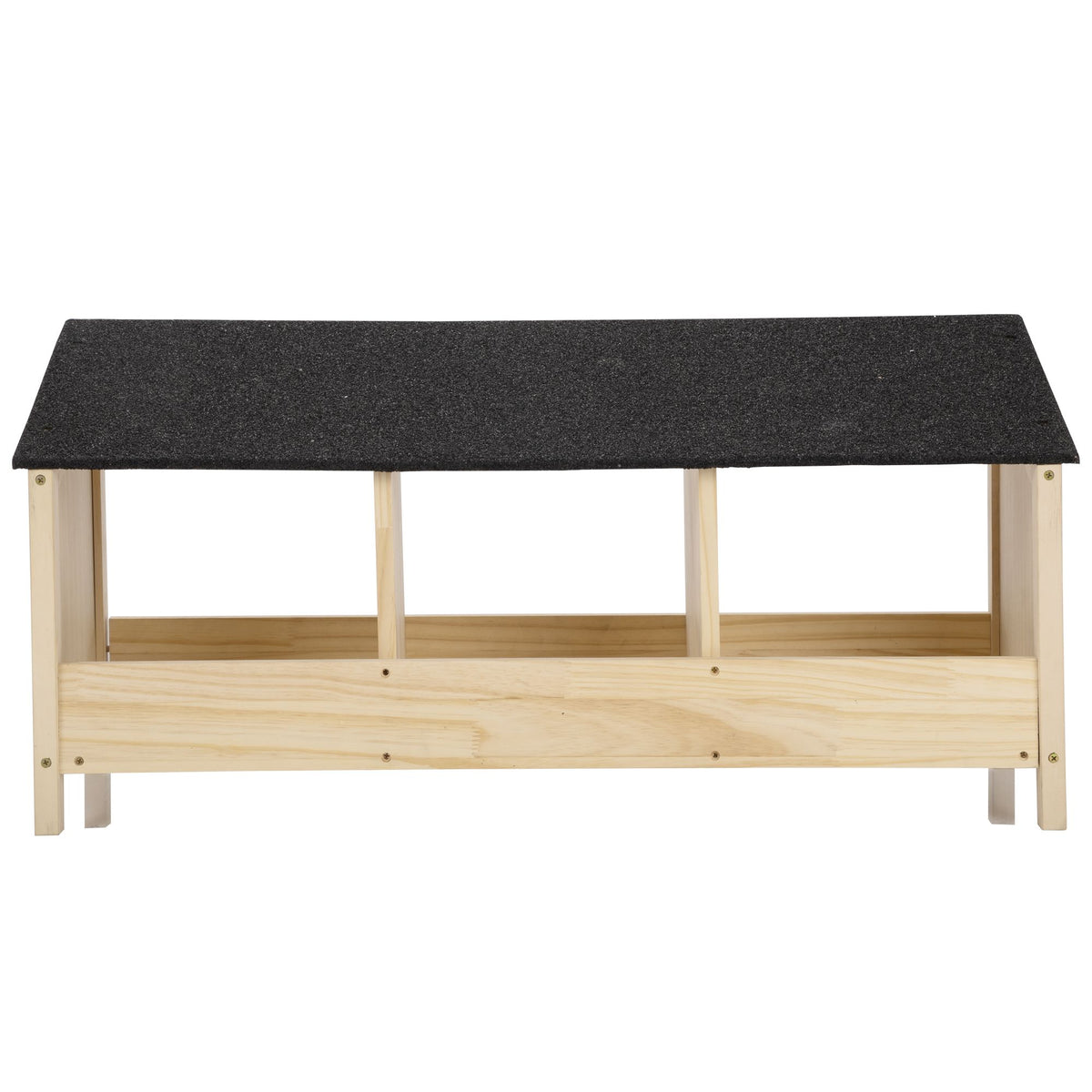 Chicken Coop with Waterproof Roof and 3 Nest Areas