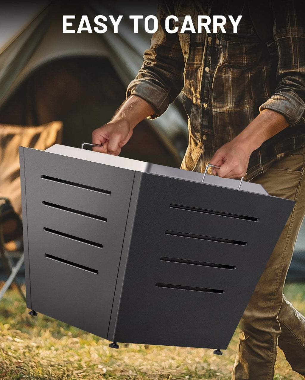 Smokeless Fire Pit - Black
