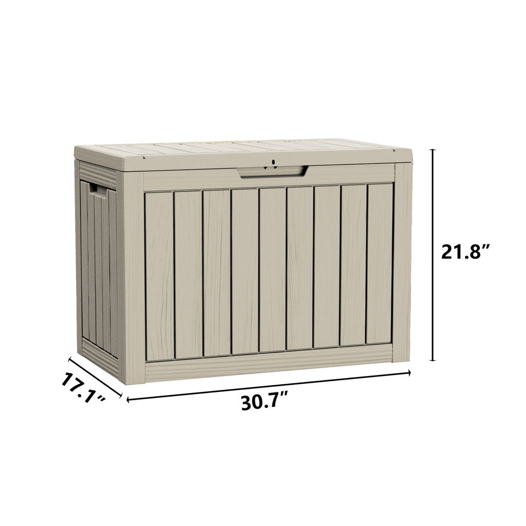 45Gallon Deck Box - Light Coffee