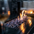 Rectangular Fire Pit Table - Mocha