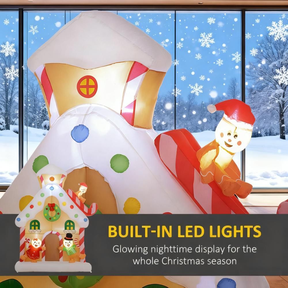 7FT Giant Inflatable Gingerbread House