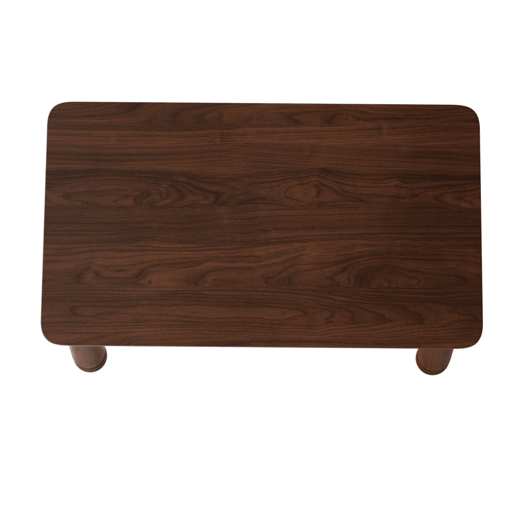 63" Solid Wood Dining Table, Rectangular Kitchen Table with Walnut Finish, Farmhouse Dinner Table for 4-6 People, Heavy-Duty Support up to 1000 lbs, Easy Assembly