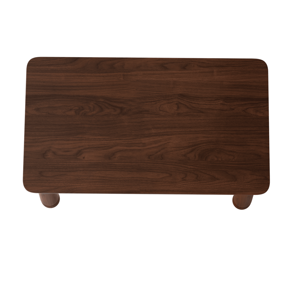 63" Solid Wood Dining Table, Rectangular Kitchen Table with Walnut Finish, Farmhouse Dinner Table for 4-6 People, Heavy-Duty Support up to 1000 lbs, Easy Assembly