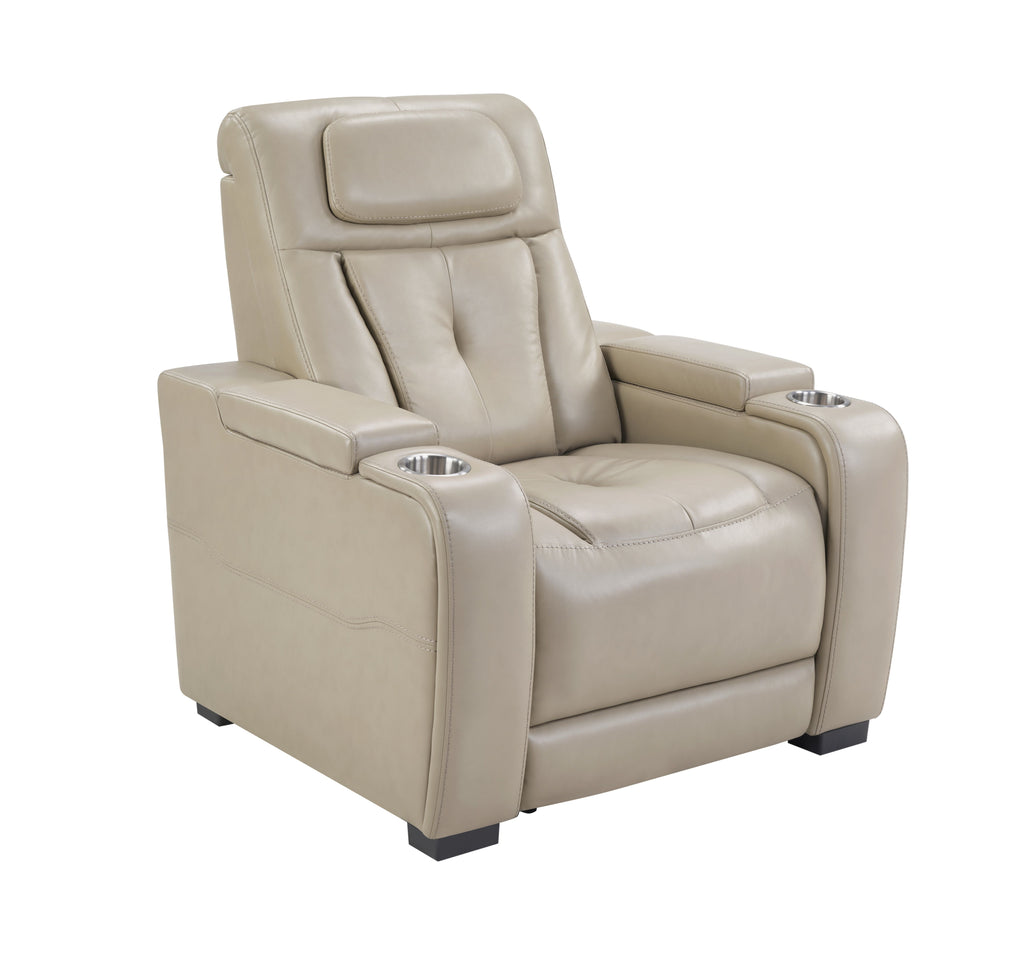 Recliner with Console, Electric Reclining Loveseat with Heat and Vibration, Cup Holder, USB Charge Port