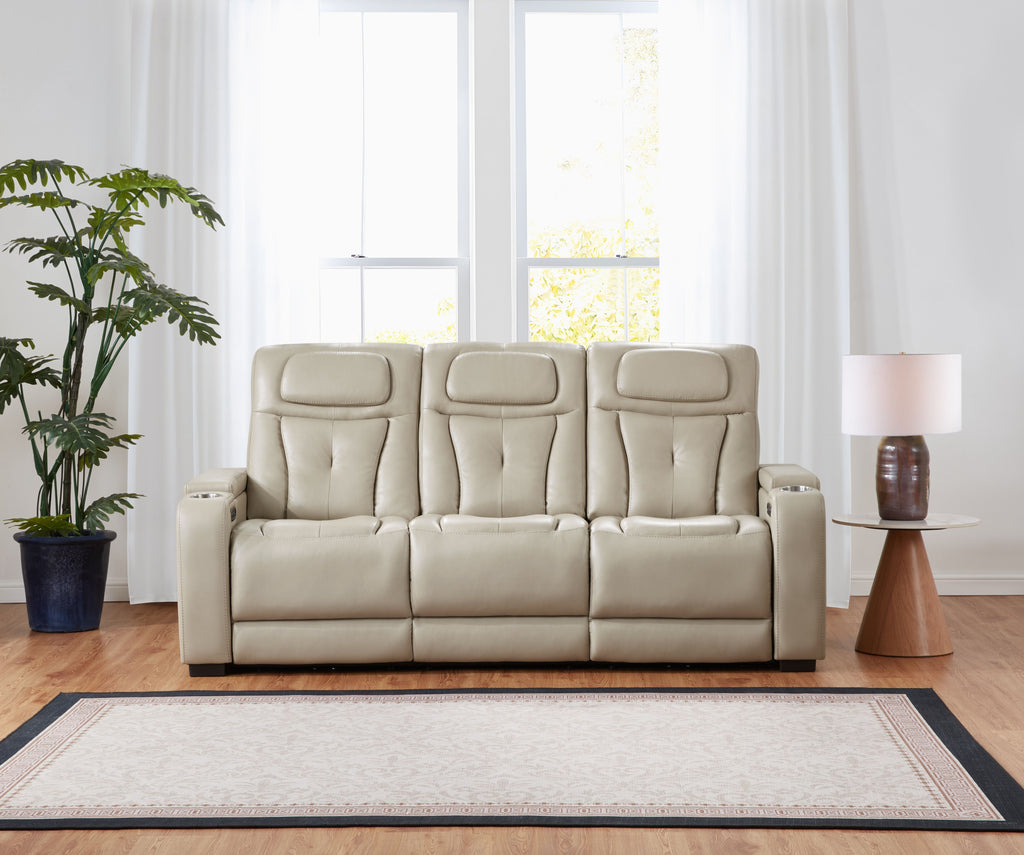 Recliner with Console, Electric Reclining Loveseat with Heat and Vibration, Cup Holder, USB Charge Port
