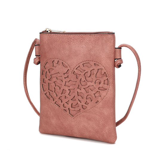 MKF Collection Heartly Crossbody Handbag Women by Mia K
