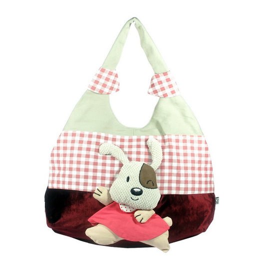 [Naughty Rabbit] 100% Cotton Canvas Shoulder Bag / Swingpack / Travel Bag