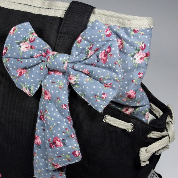 [Sweet Cat] 100% Cotton Canvas Shoulder Bag / Swingpack / Travel Bag