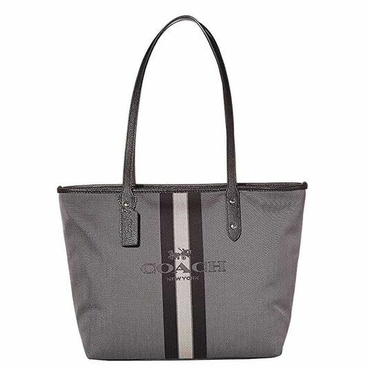 Coach Horse and Carriage Jacquard City Women's Tote Bag - Black
