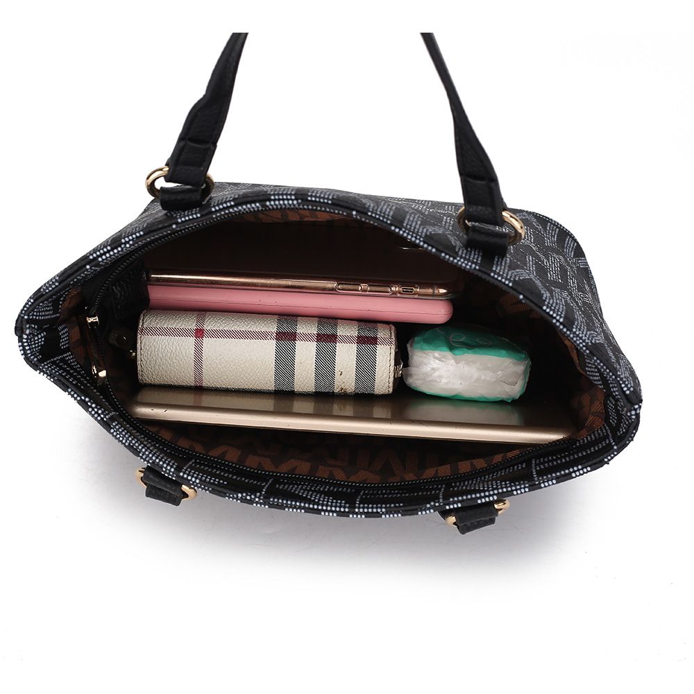 MKF Collection Marimar M Signature Women's Tote Bag – 4 Pcs set by Mia K