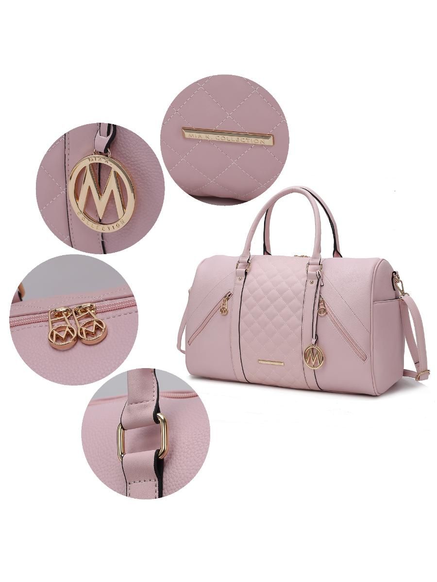 MKF Collection Allegra Vegan Leather Women Duffle by Mia k