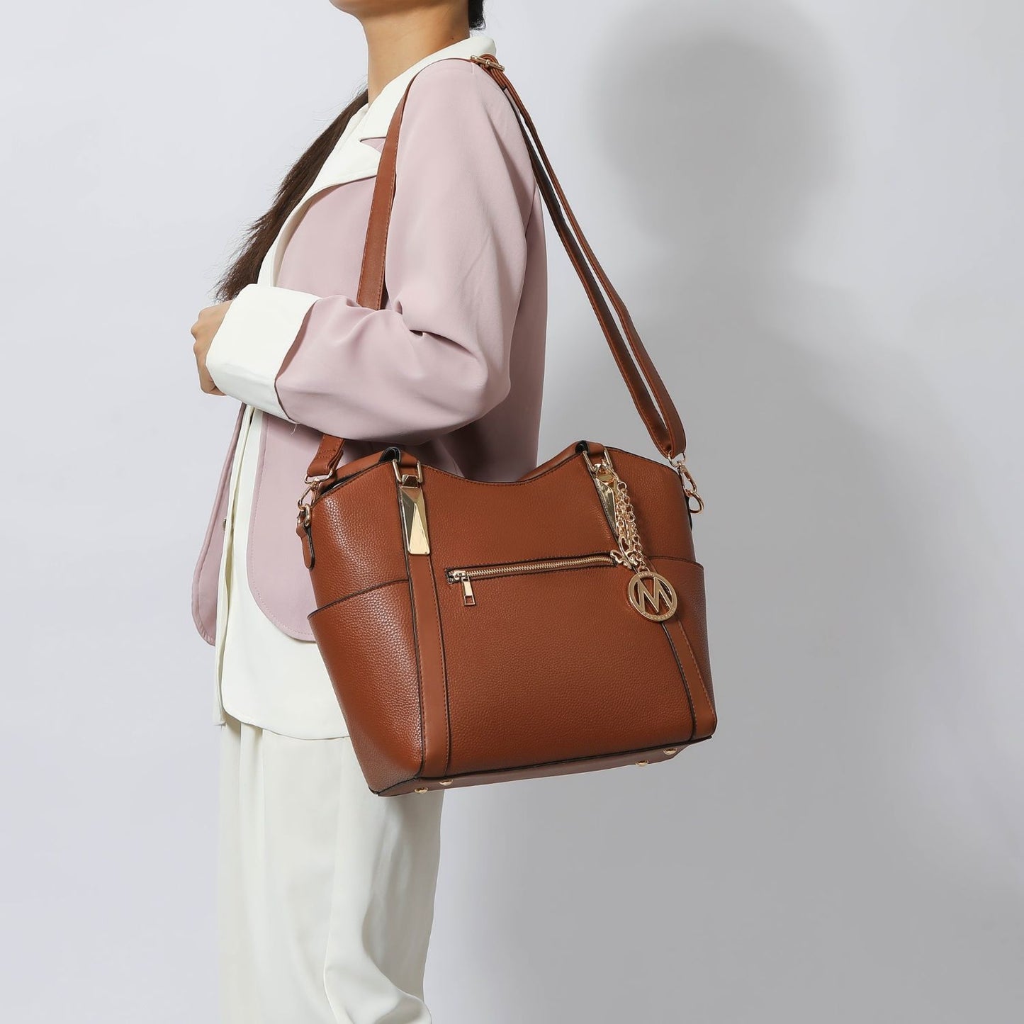 MKF Collection Janise Solid Tote Handbag Women by Mia K