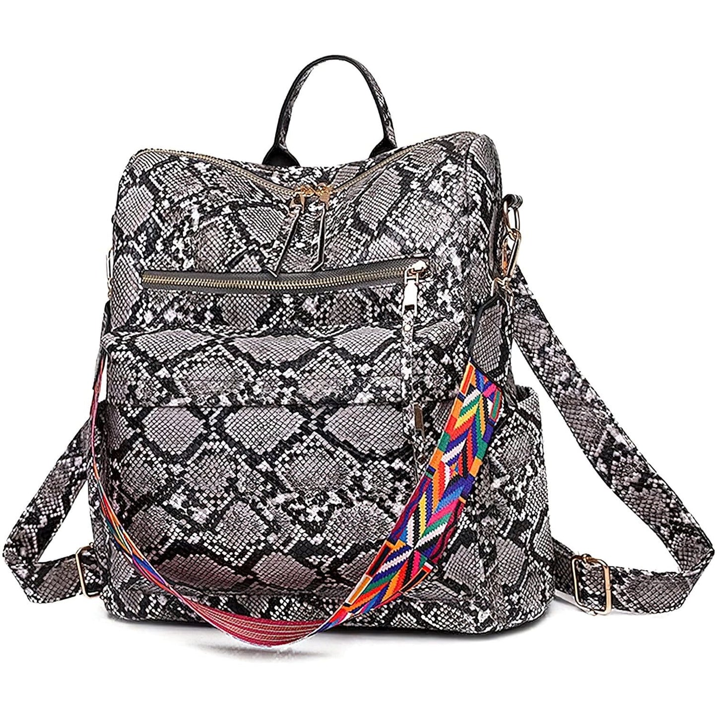 Backpack Purse for Women Fashion Designer Travel Backpack Leather Convertible Shoulder Bags Casual Daypack