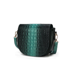 MKF Collection Amalia Croc-Embossed Crossbody Bag by Mia K