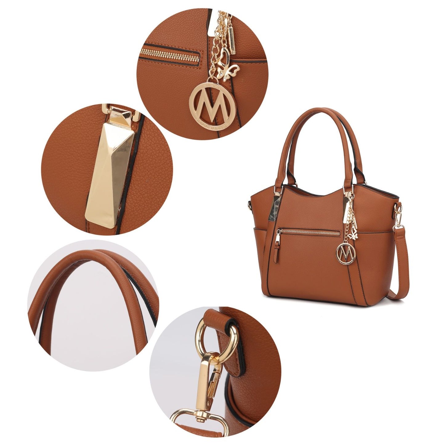 MKF Collection Janise Solid Tote Handbag Women by Mia K