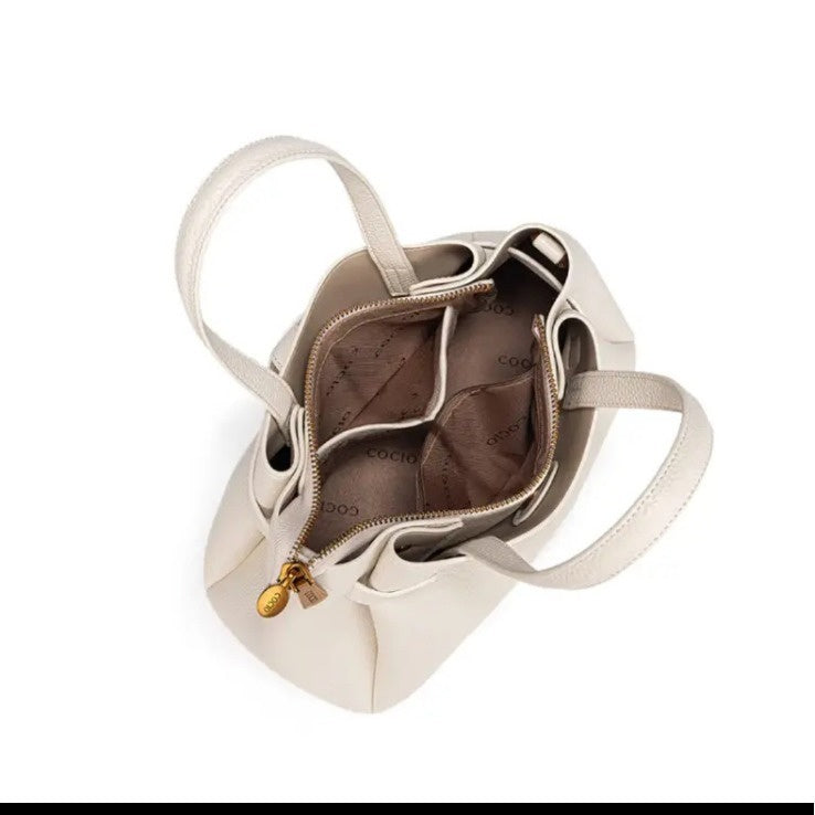 New Korean version of the handheld shoulder bag soft leather new large-capacity multi-compartment women's bags cross-border hot new!