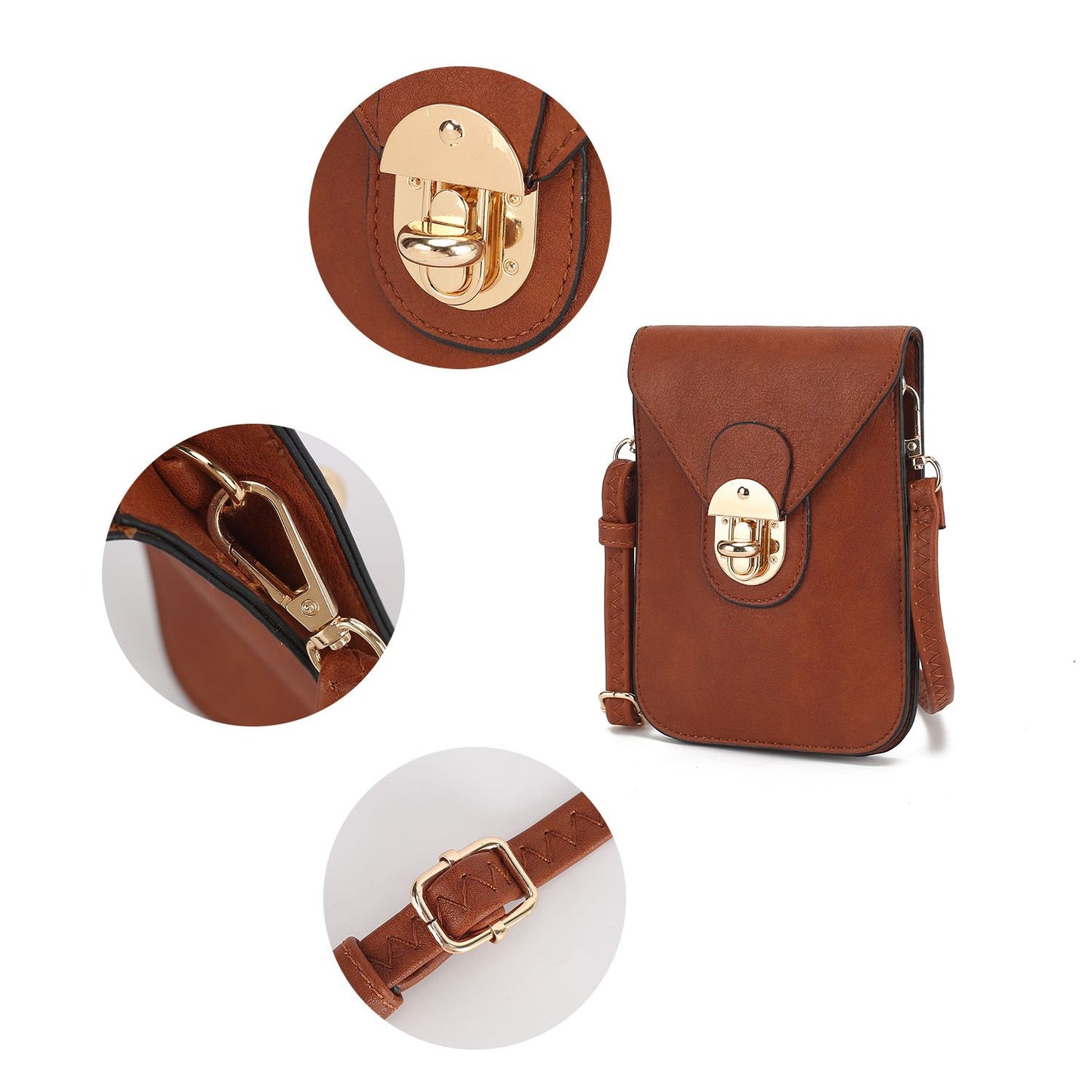 MKF Collection Kianna Medium Phone Crossbody Handbag by Mia K.