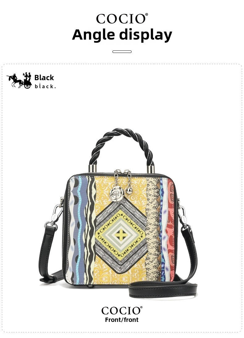 New bohemian style perfume bag niche design models handheld shoulder bag cross-border hot women's bags