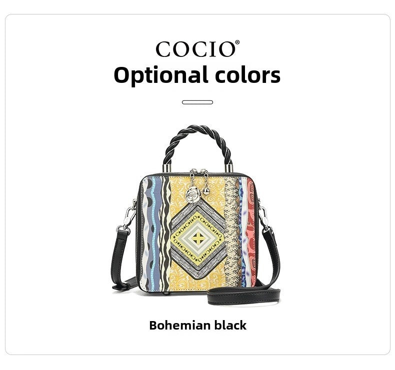 New bohemian style perfume bag niche design models handheld shoulder bag cross-border hot women's bags