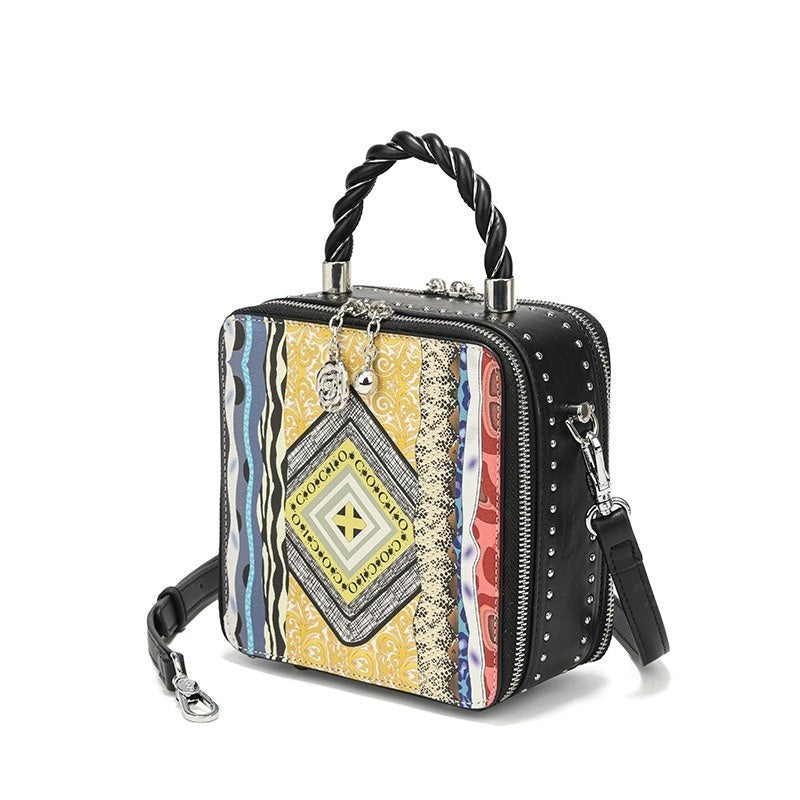 New bohemian style perfume bag niche design models handheld shoulder bag cross-border hot women's bags