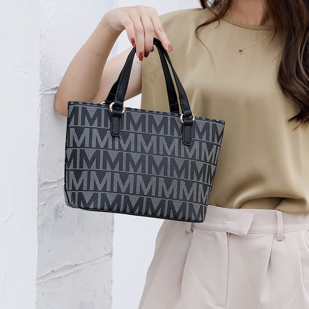 MKF Collection Marimar M Signature Women's Tote Bag – 4 Pcs set by Mia K