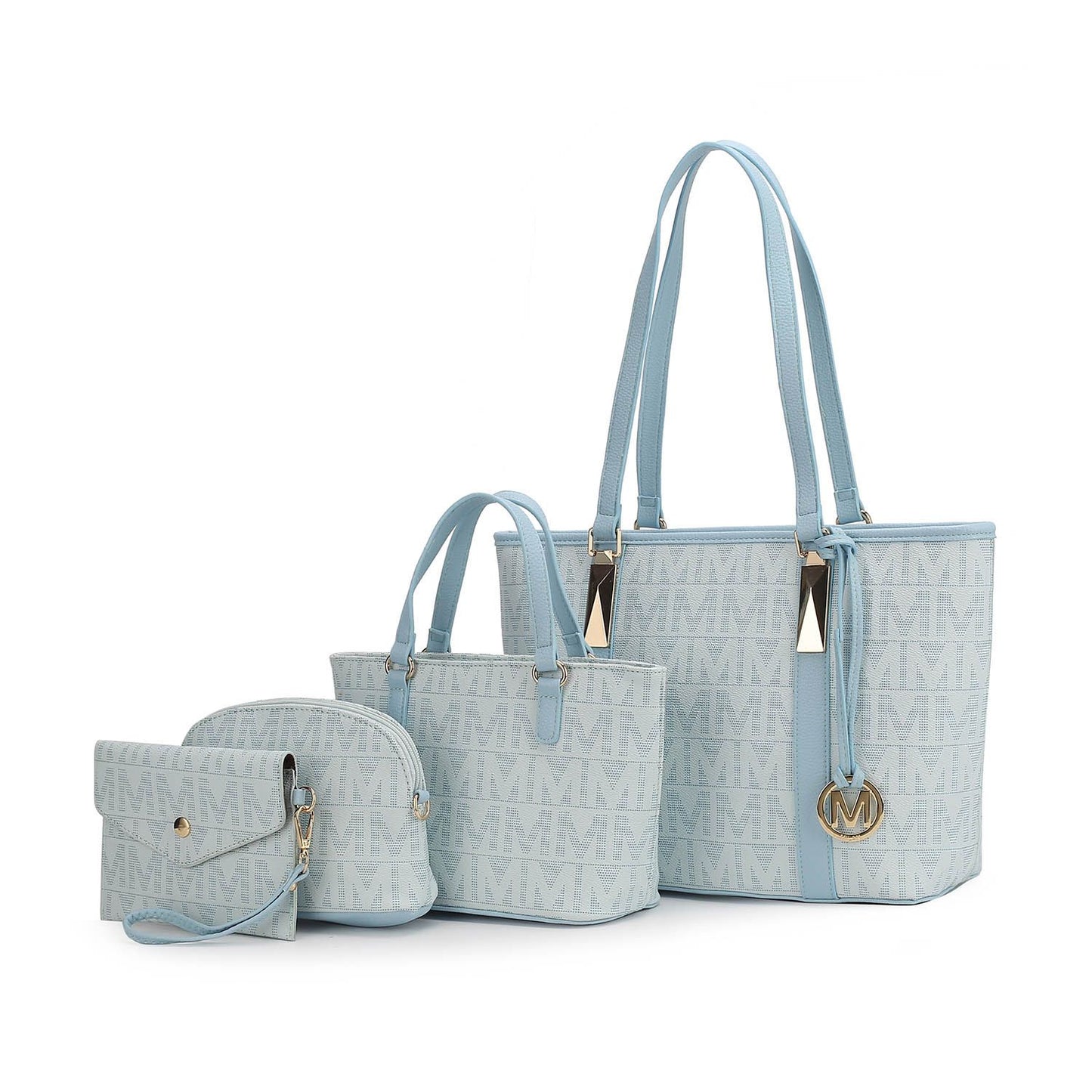 MKF Collection Marimar M Signature Women's Tote Bag – 4 Pcs set by Mia K