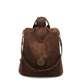 New brown shoulder bag simple hundred models women's travel backpack cross-border hot models women's bags