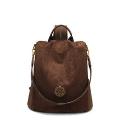 New brown shoulder bag simple hundred models women's travel backpack cross-border hot models women's bags