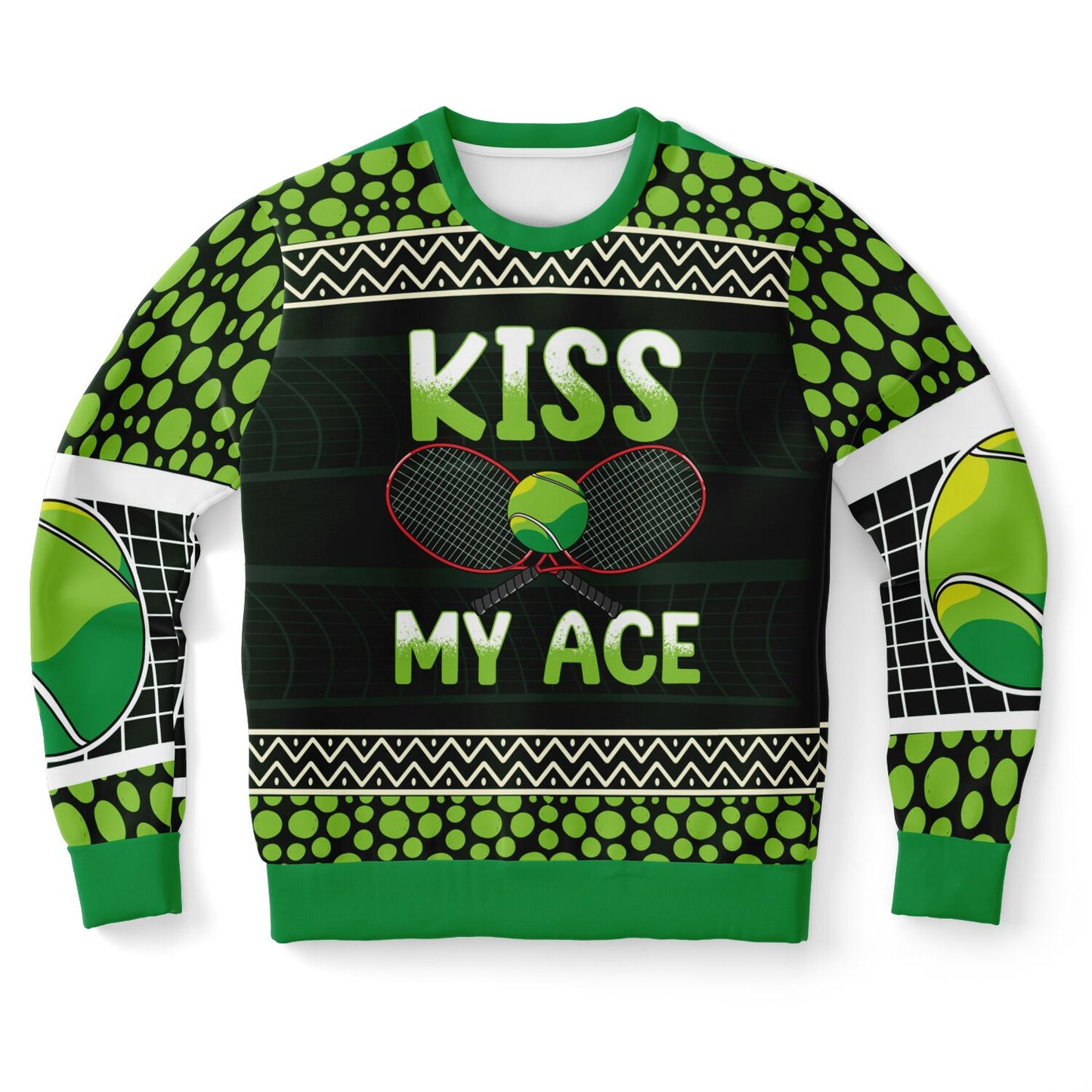 Kiss My Ace Tennis Sweatshirt - Bold & Playful Tennis Apparel