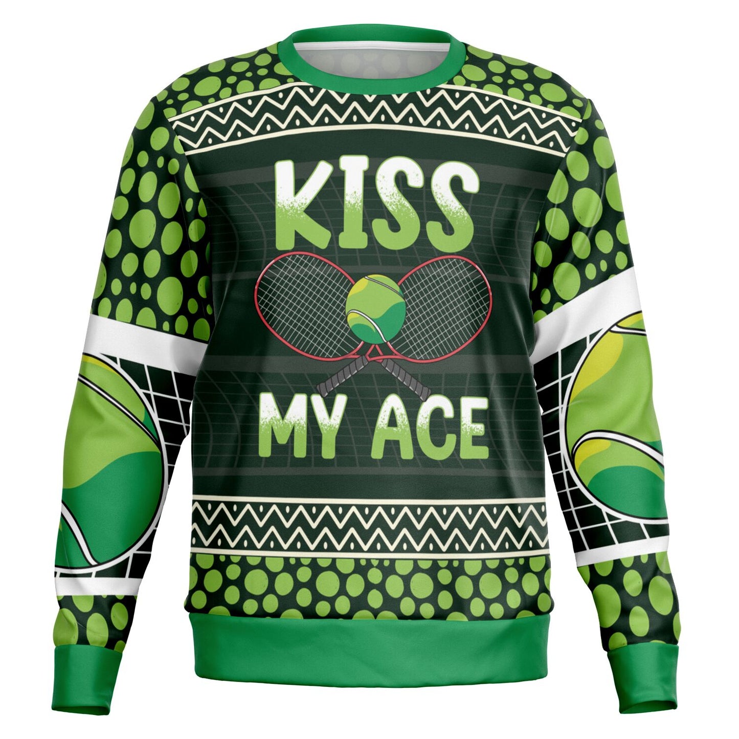 Kiss My Ace Tennis Sweatshirt - Bold & Playful Tennis Apparel